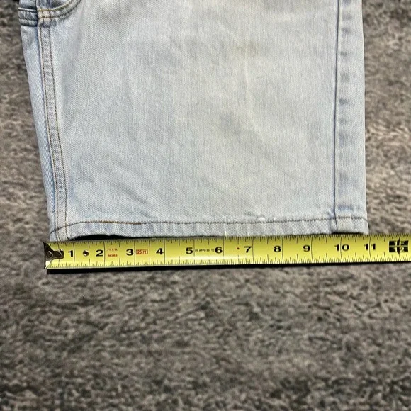 Levi's 505 Denim Shorts Mens 36 Blue Regular Fit Jorts Vintage Y2K - Picture 14 of 14